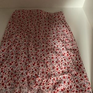 brandy melville floral clare skirt